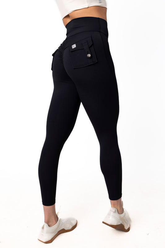 Phoenix Arise Black High Waist Leggings | Premium Active Design Wear