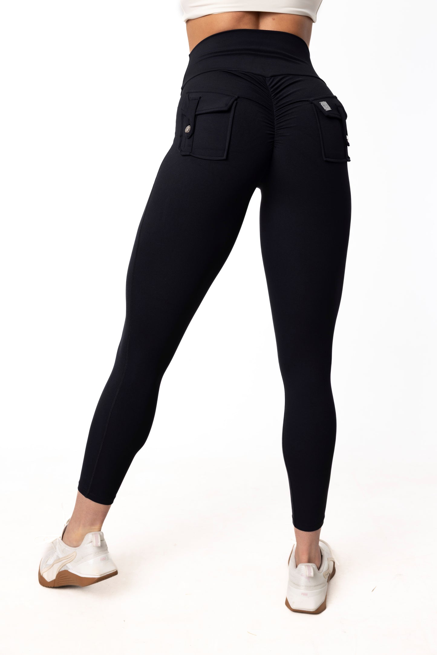 Phoenix Arise Black High Waist Leggings | Premium Active Design Wear