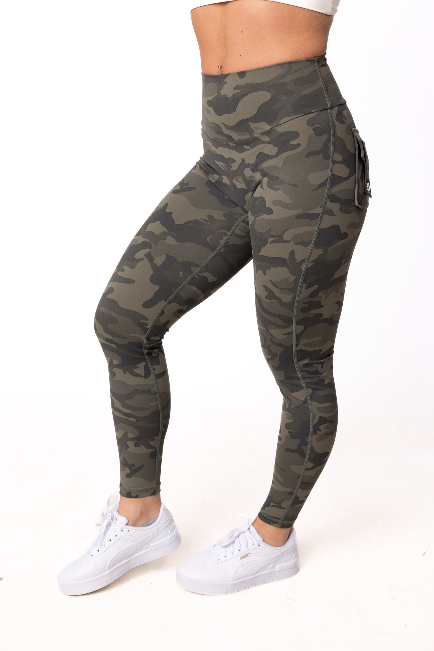 Phoenix Arise Camo High Waist Leggings | Premium Active Design Wear