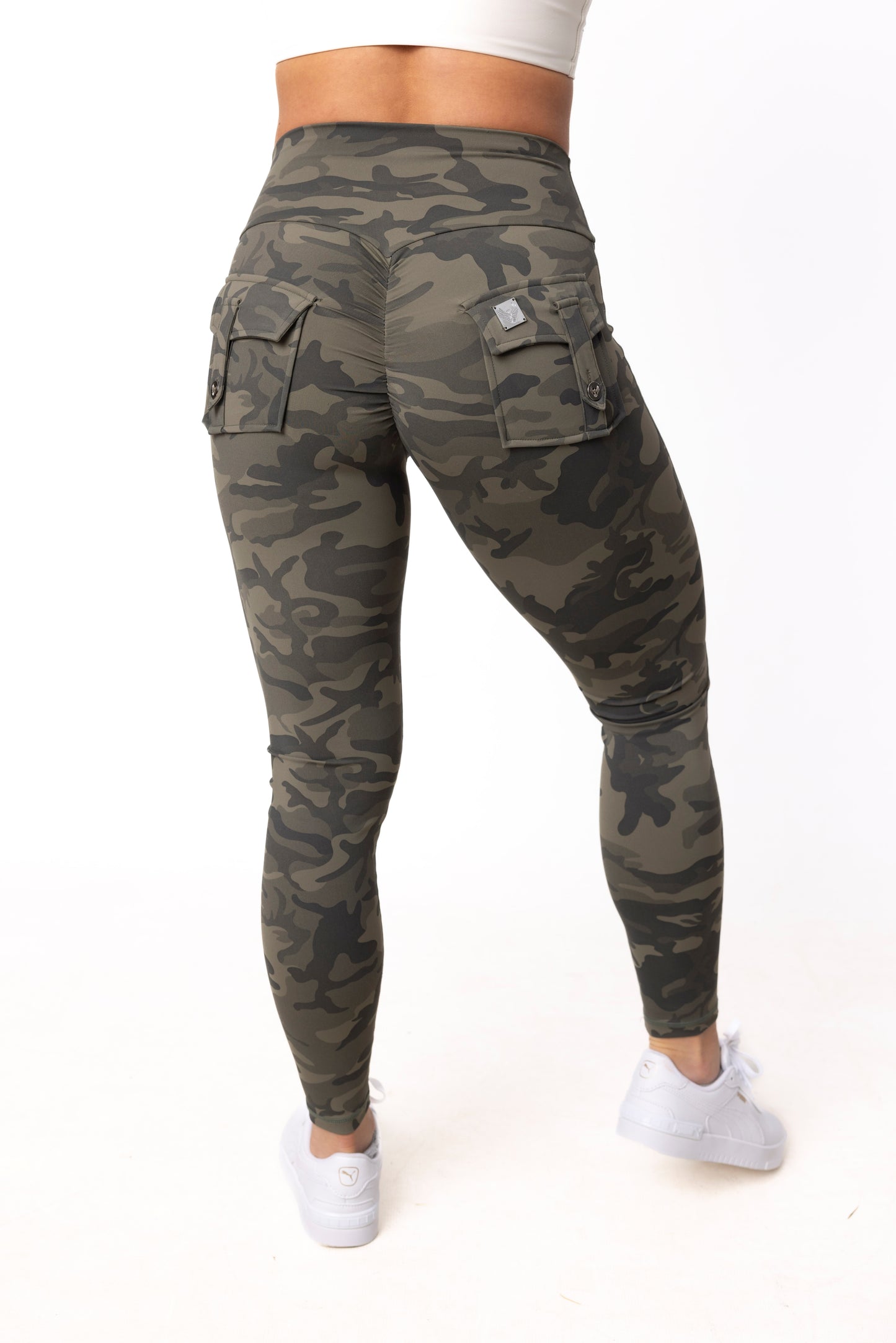Phoenix Arise Camo High Waist Leggings | Premium Active Design Wear