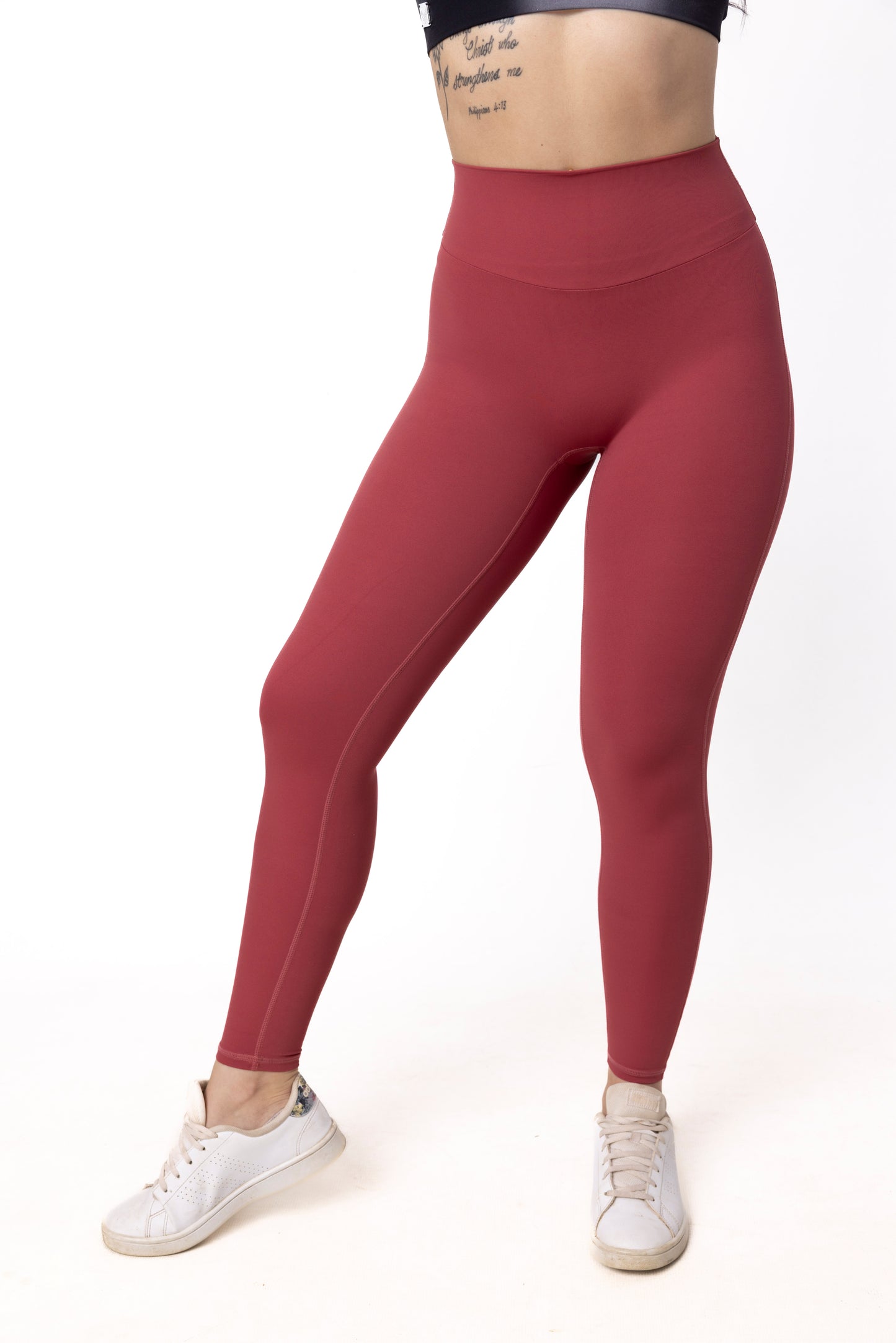 Phoenix Arise Orchid Red High Waist Leggings | Premium Active Design Wear