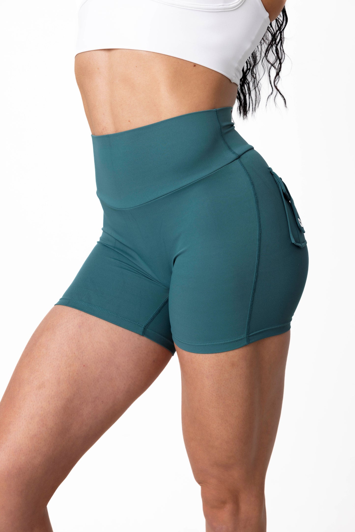 Phoenix Arise Tranquility Cargo Scrunch Pocket Shorts