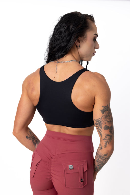 Phoenix Arise Black Top | Premium Active Design Wear
