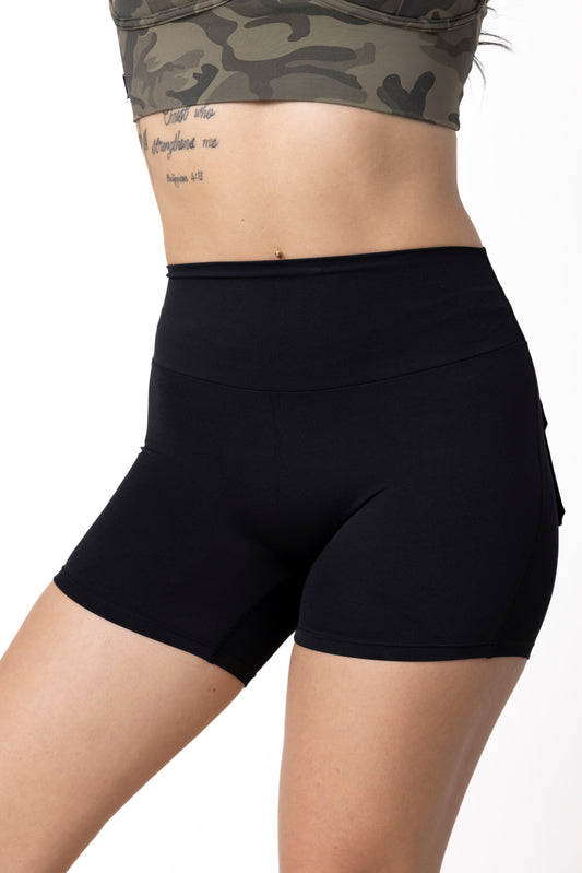 Phoenix Arise Black Shorts | Premium Active Design Wear