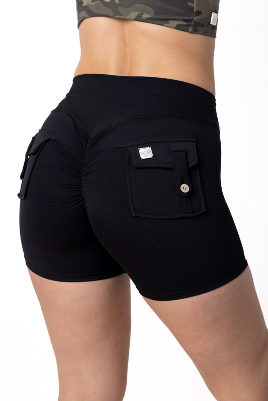Phoenix Arise Black Shorts | Premium Active Design Wear