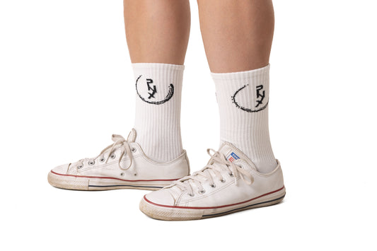 PNX White Crew Socks