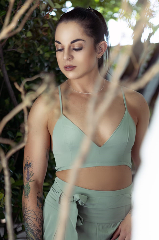 Boujee Couture Limited Edtion Subtle Sage 2 Piece | Premium Designer Wear