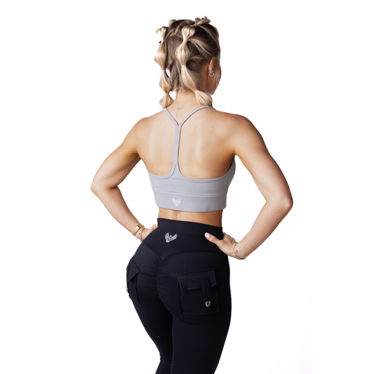 Phoenix Soar Light Grey Sports Bra