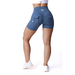 Phoenix Arise Powder Blue Cargo Scrunch Pocket Shorts