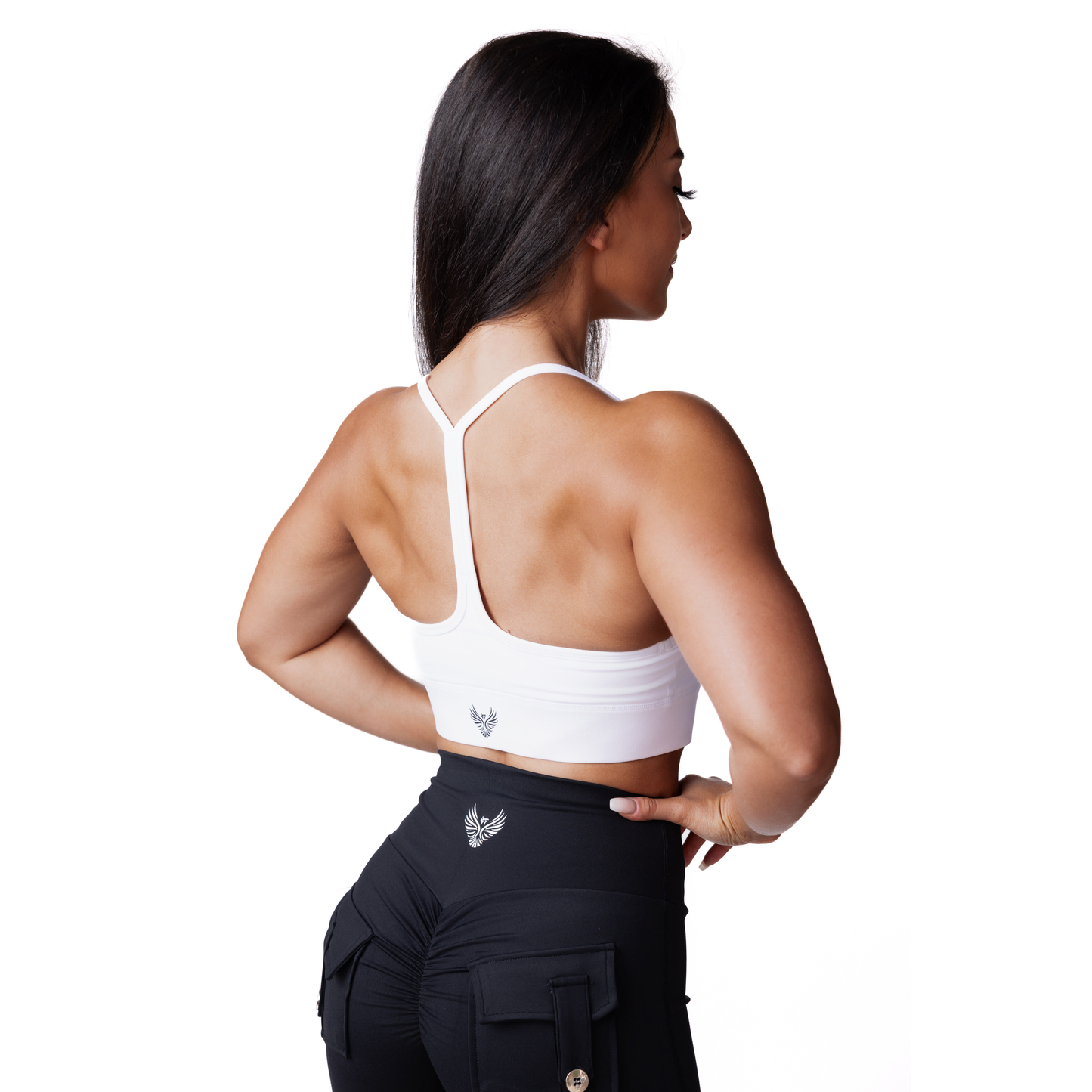 Phoenix Soar White Sports Bra
