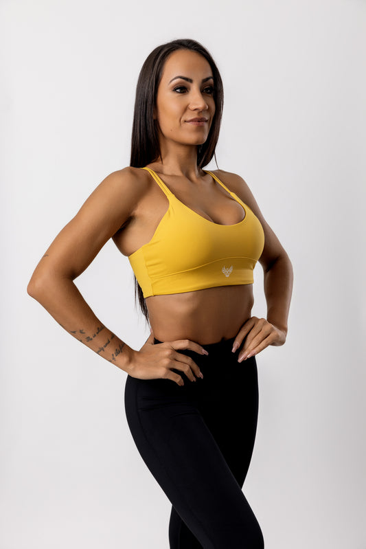 Revive Yellow Sports Bra