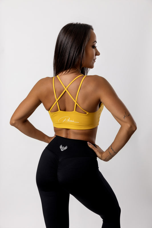 Revive Yellow Sports Bra