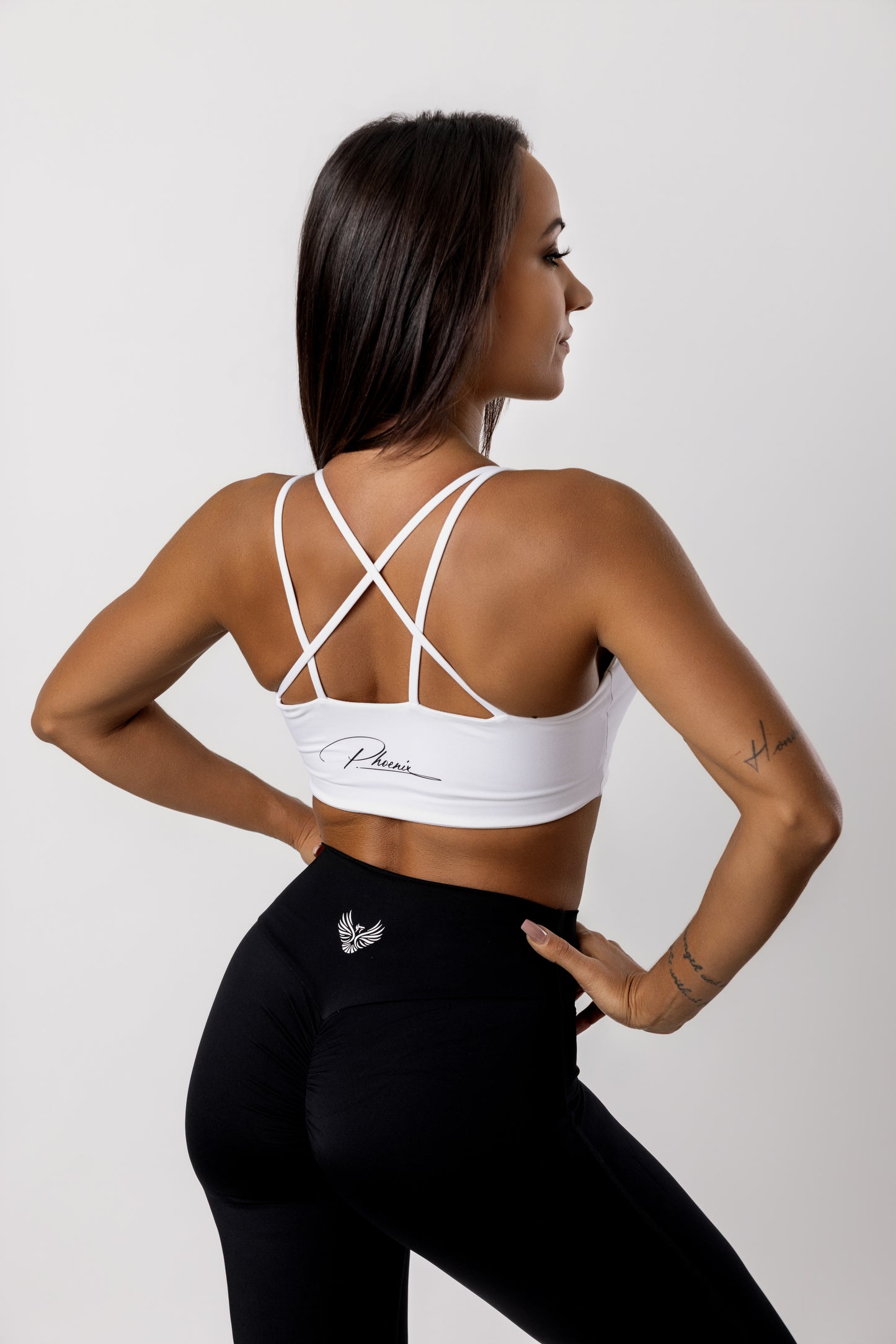 Revive White Sports Bra