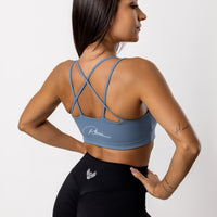 Revive Steel Blue Sports Bra