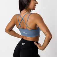 Revive Steel Blue Sports Bra