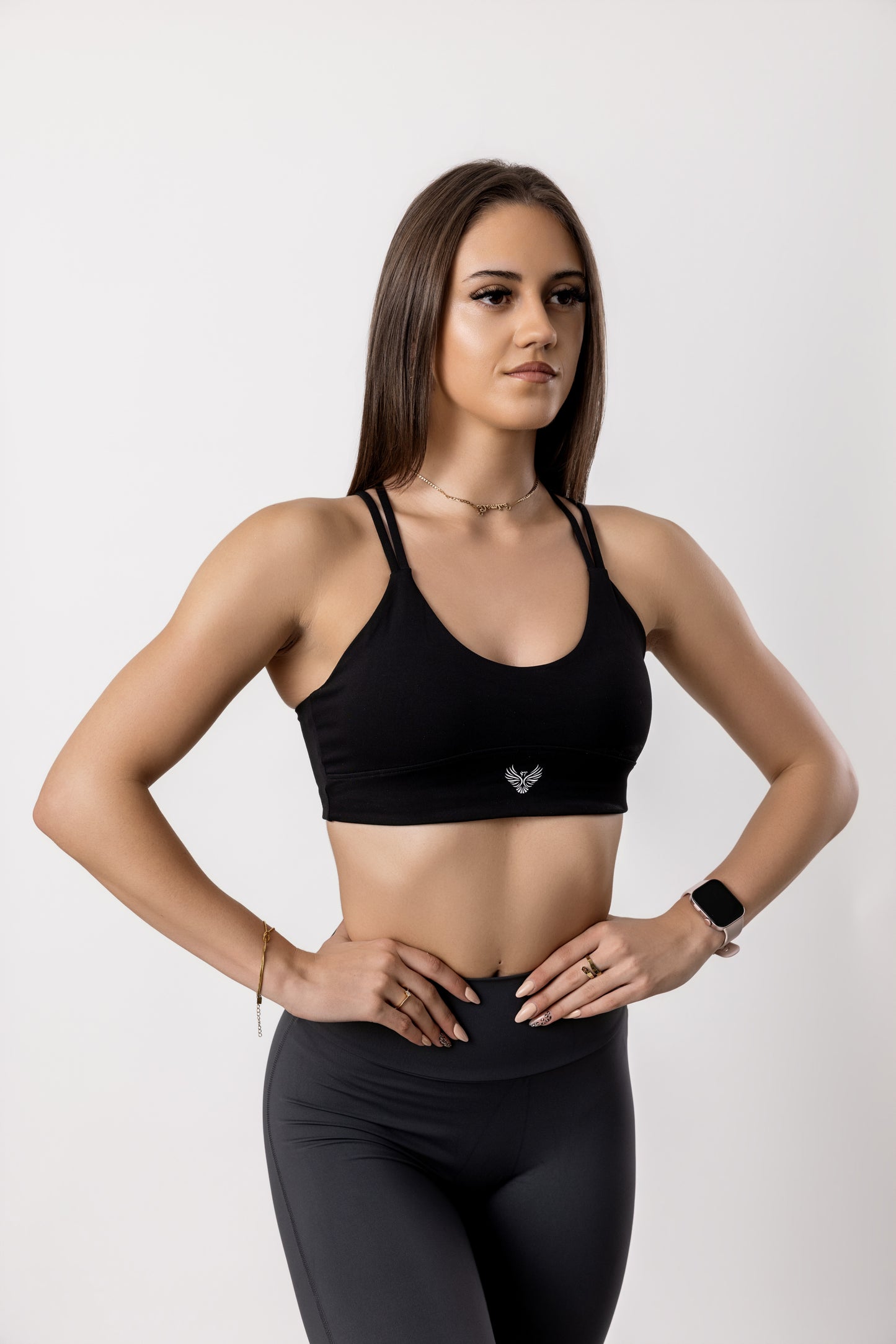 Revive Black Sports Bra