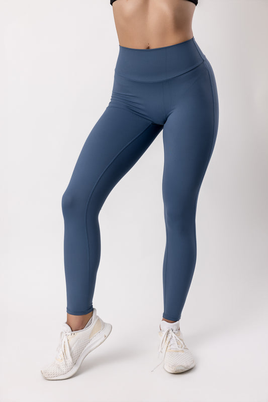 Risen Powder Blue High Waist Scrunch Leggings