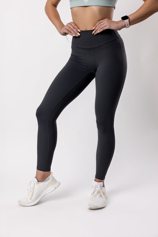Risen Charcoal High Waist Scrunch Leggings