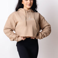 Ascend Champagne Crop Hoodie