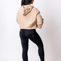 Ascend Champagne Crop Hoodie