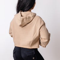 Ascend Champagne Crop Hoodie