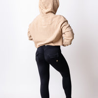Ascend Champagne Crop Hoodie