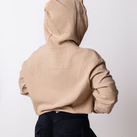 Ascend Champagne Crop Hoodie