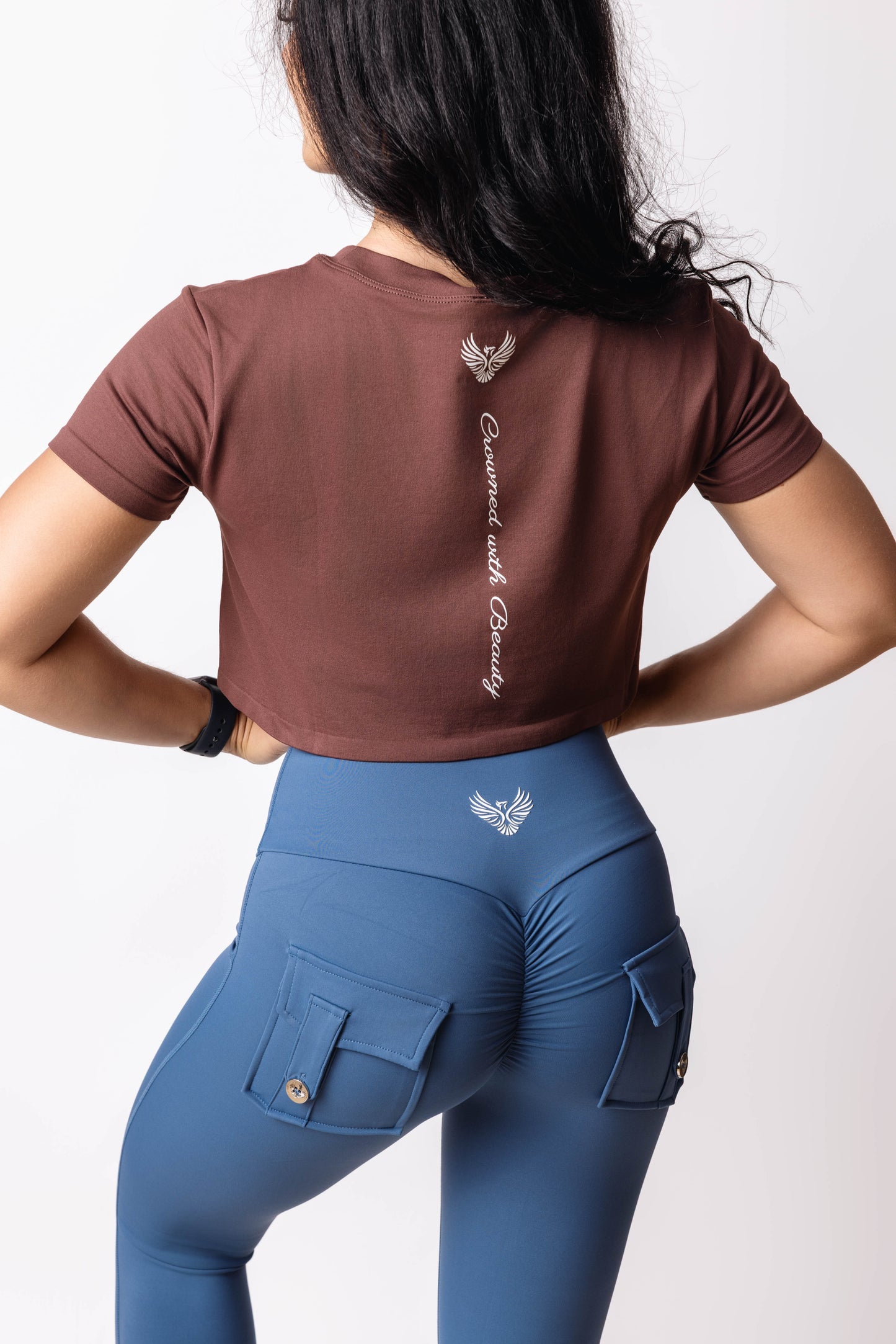 Arise Powder Blue & Crowned Brown