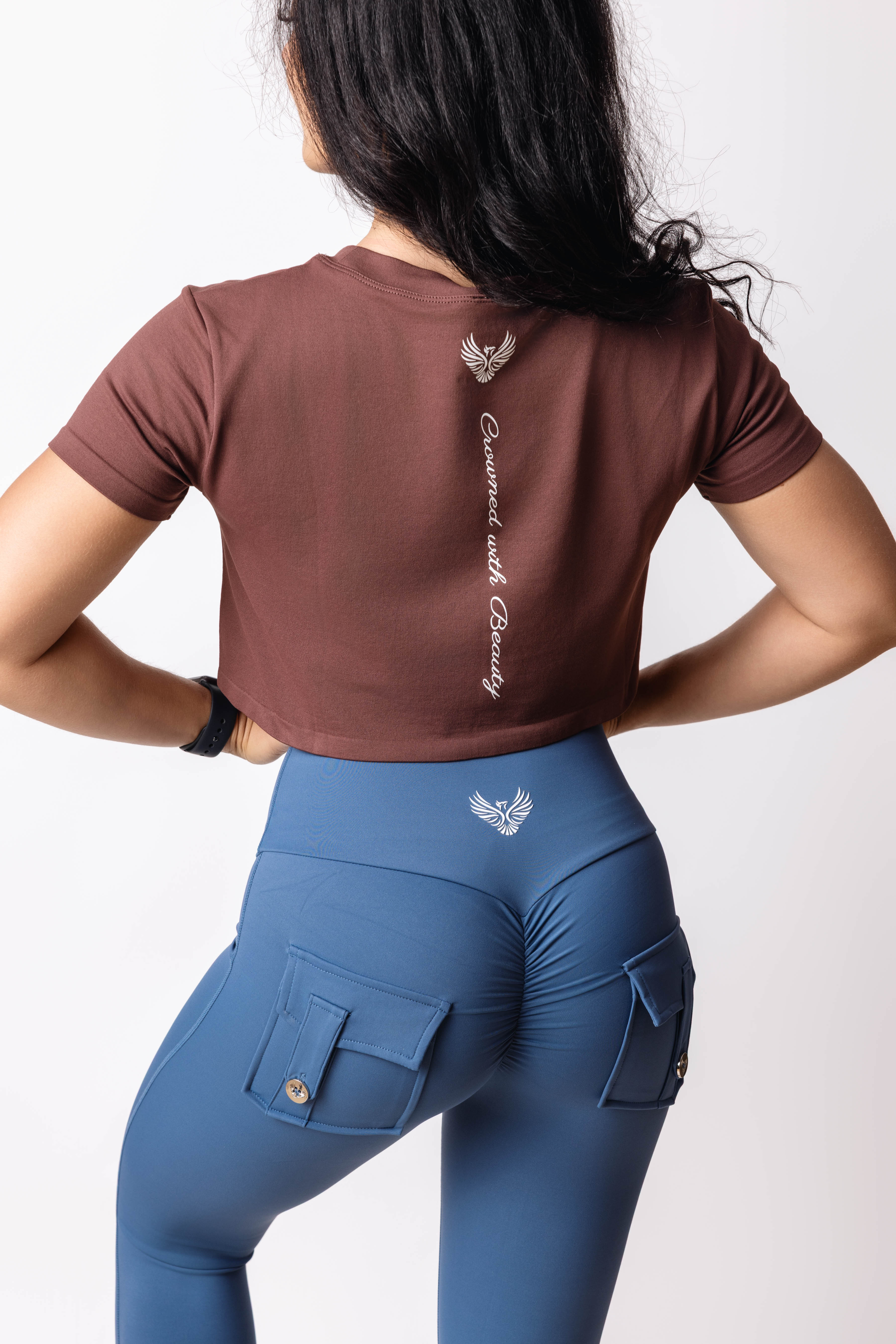 Arise Powder Blue & Crowned Brown