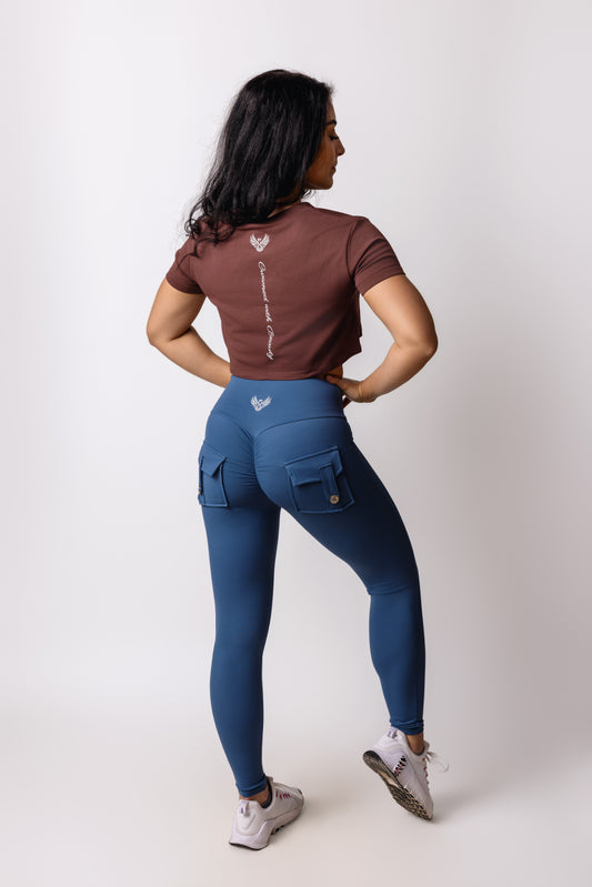 Arise Powder Blue & Crowned Brown