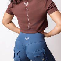 Arise Powder Blue & Crowned Brown