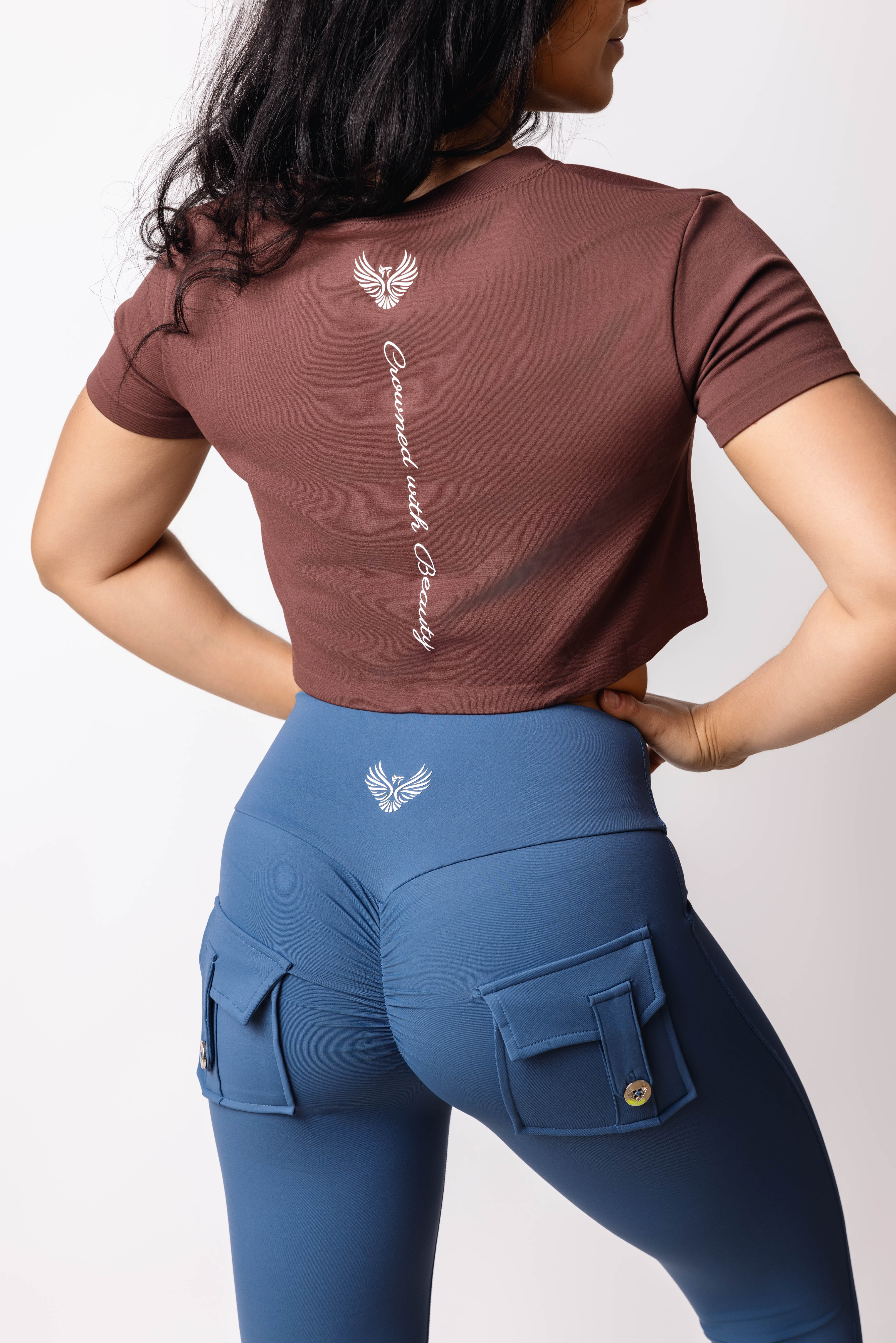 Arise Powder Blue & Crowned Brown