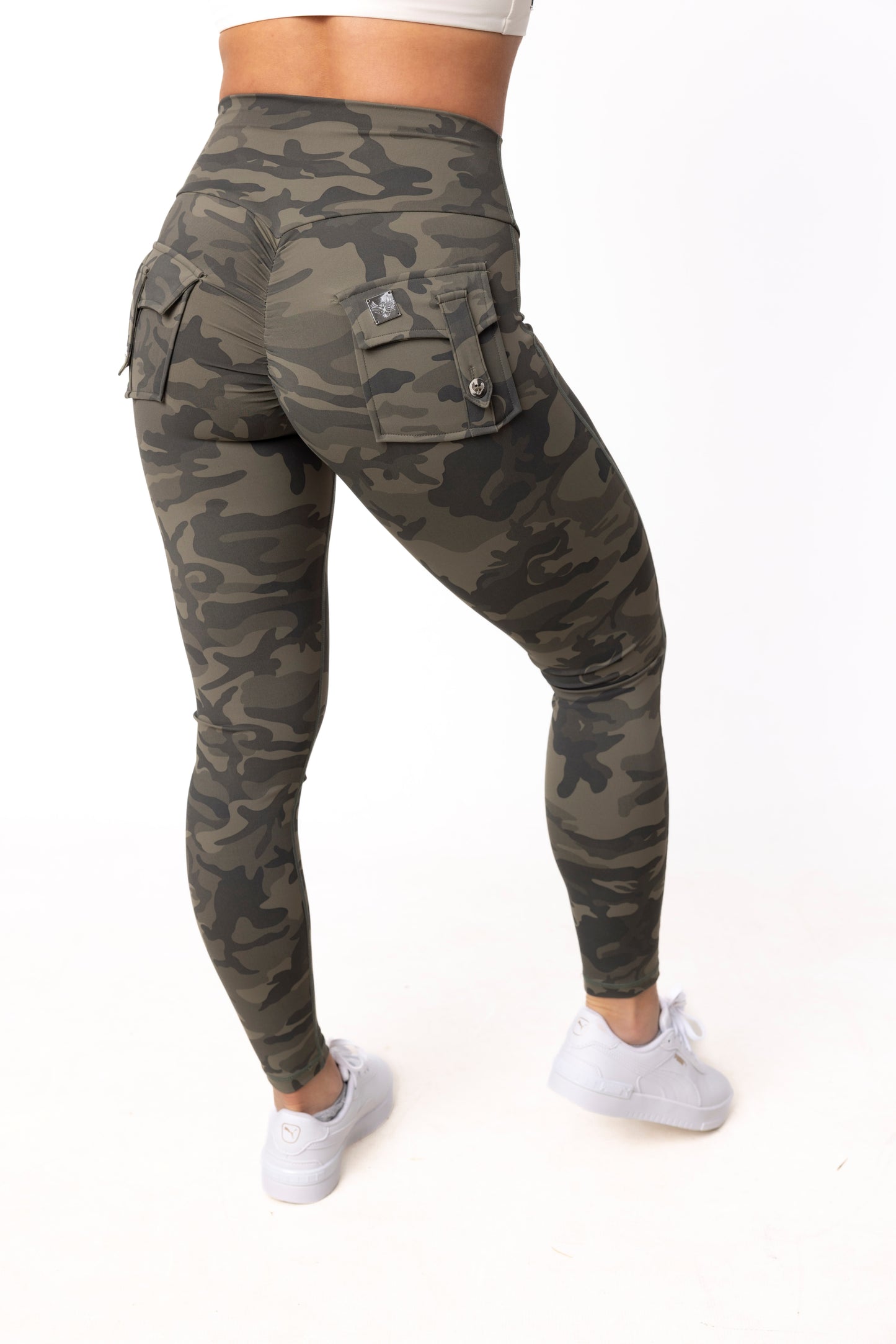 Phoenix Arise Camo High Waist Leggings | Premium Active Design Wear