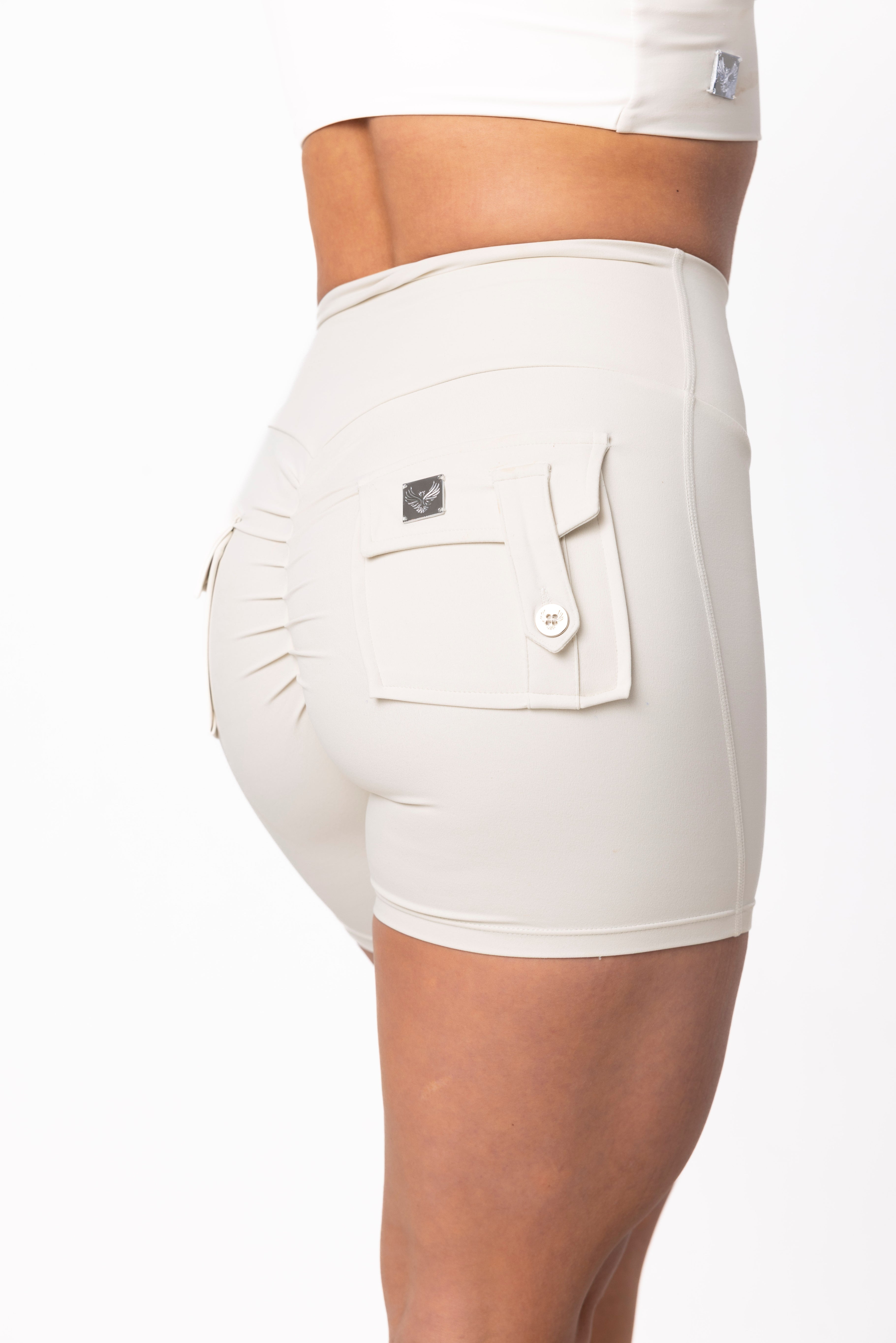 Phoenix Arise Pure Cargo Scrunch Pocket Shorts