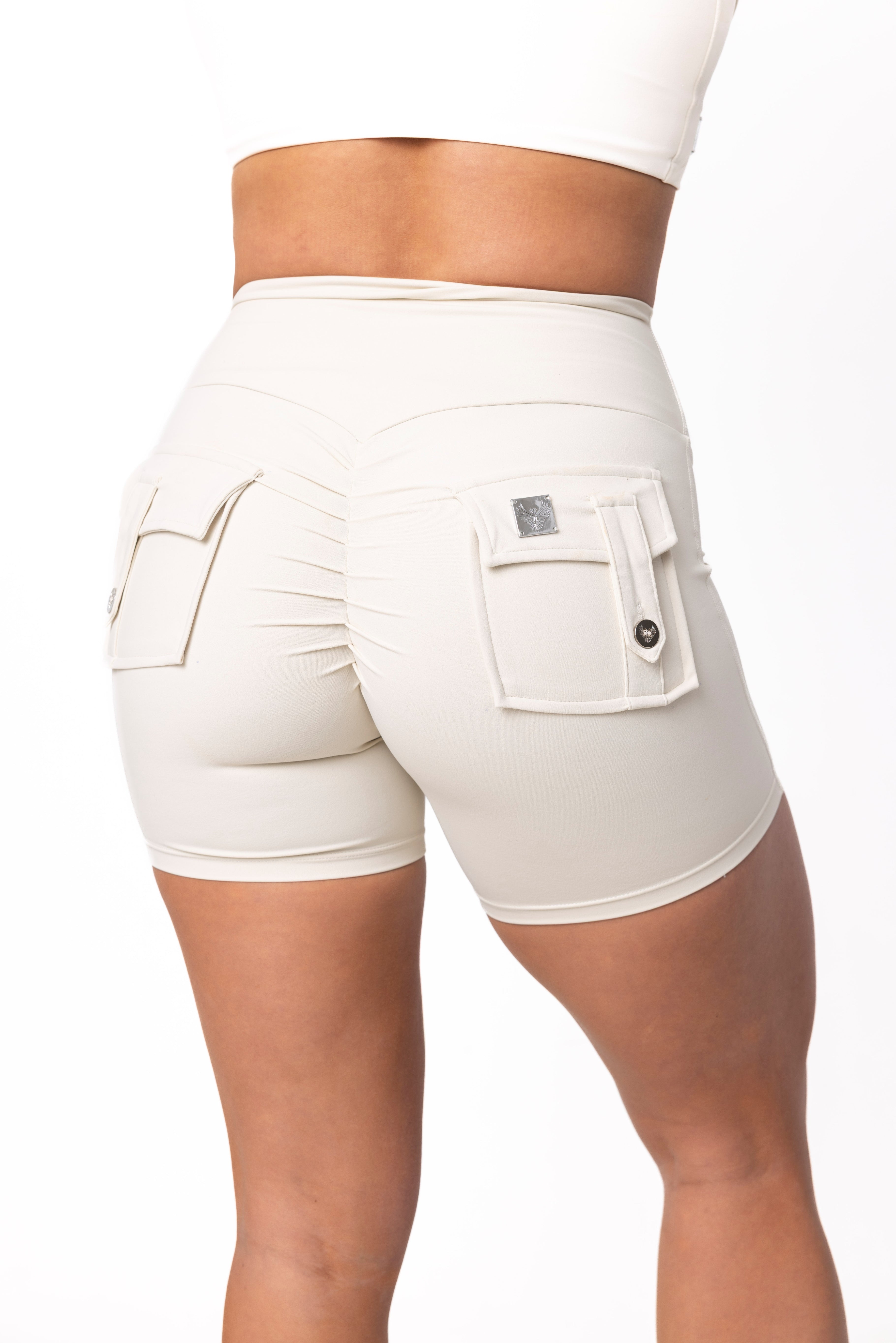 Phoenix Arise Pure Cargo Scrunch Pocket Shorts