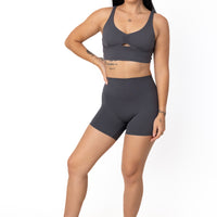 Phoenix Arise Charcoal Sports Bra