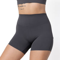 Phoenix Arise Charcoal Cargo Scrunch Pocket Shorts