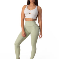 Phoenix Arise Soft Mint High Waist Cargo Scrunch Pocket Leggings