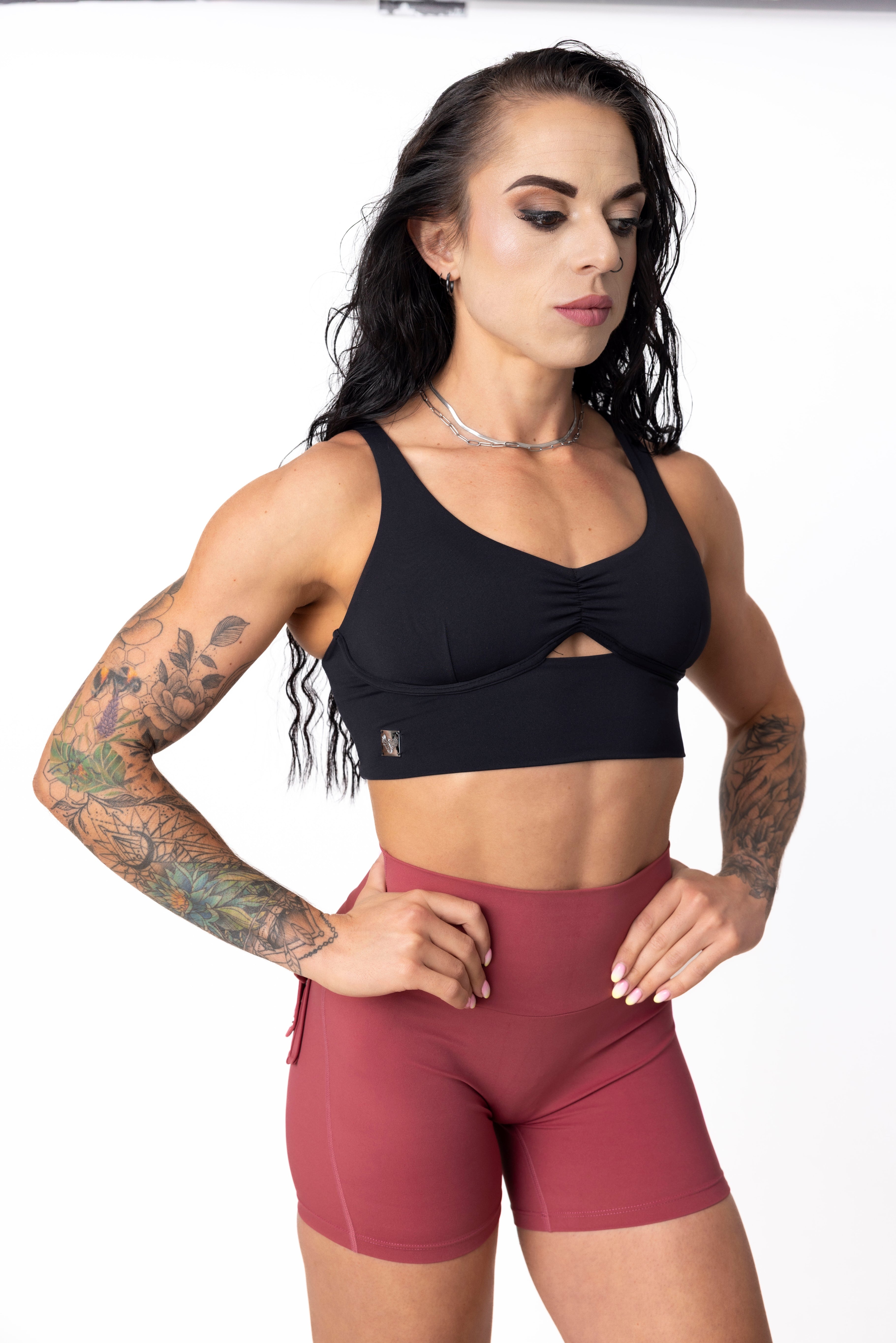 Phoenix Arise Black Sports Bra