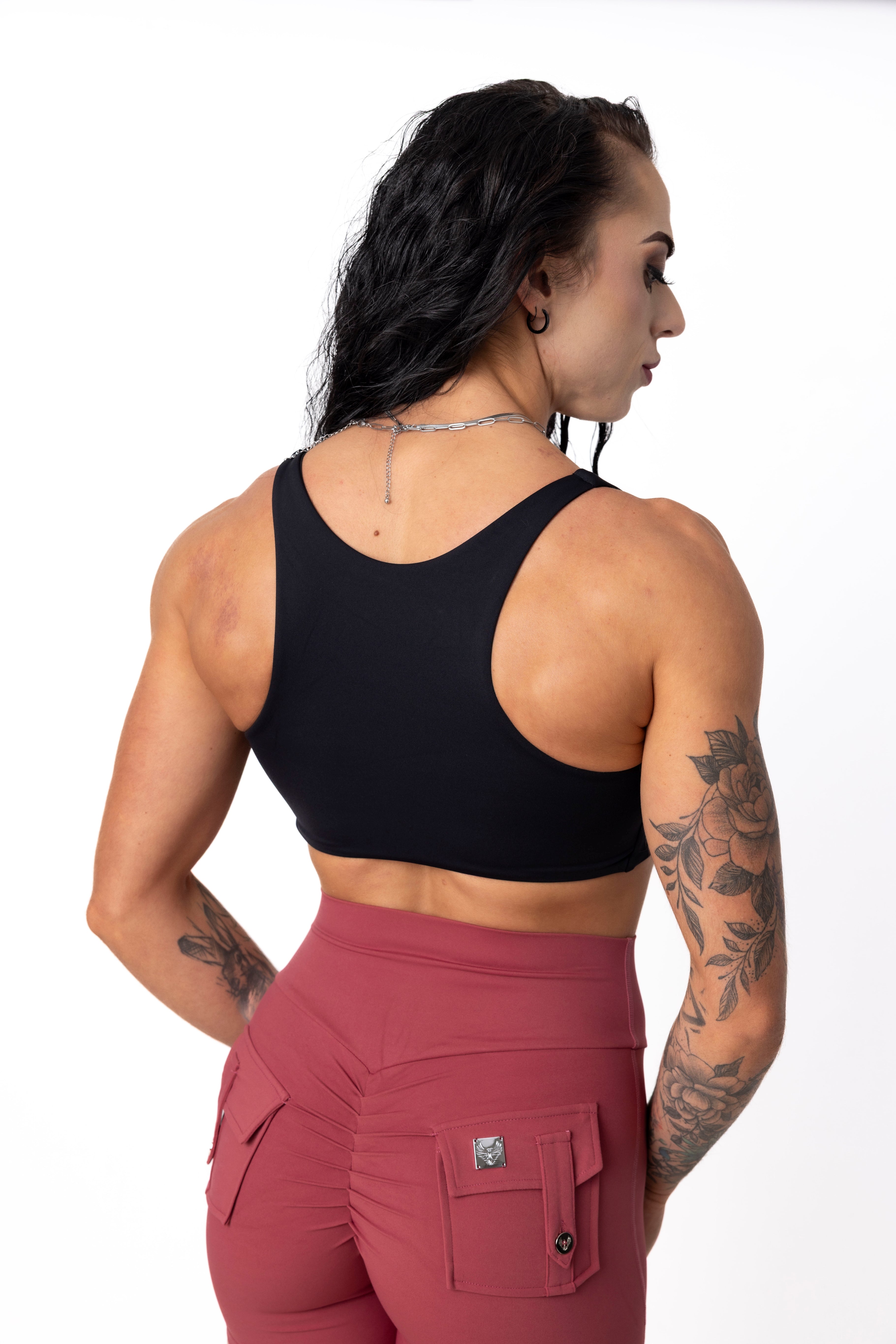 Phoenix Arise Black Sports Bra