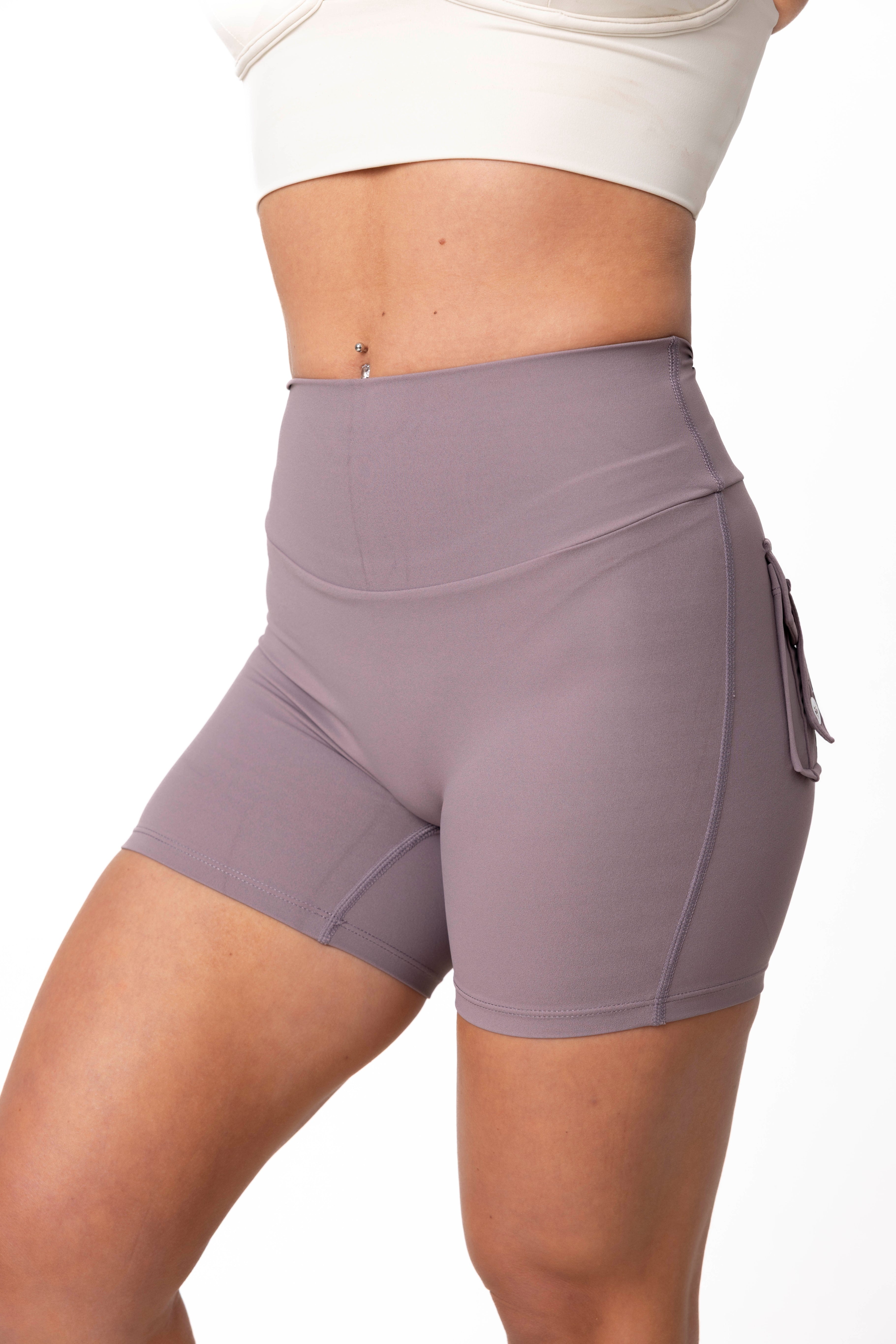 Phoenix Arise Royalty Cargo Scrunch Pocket Shorts