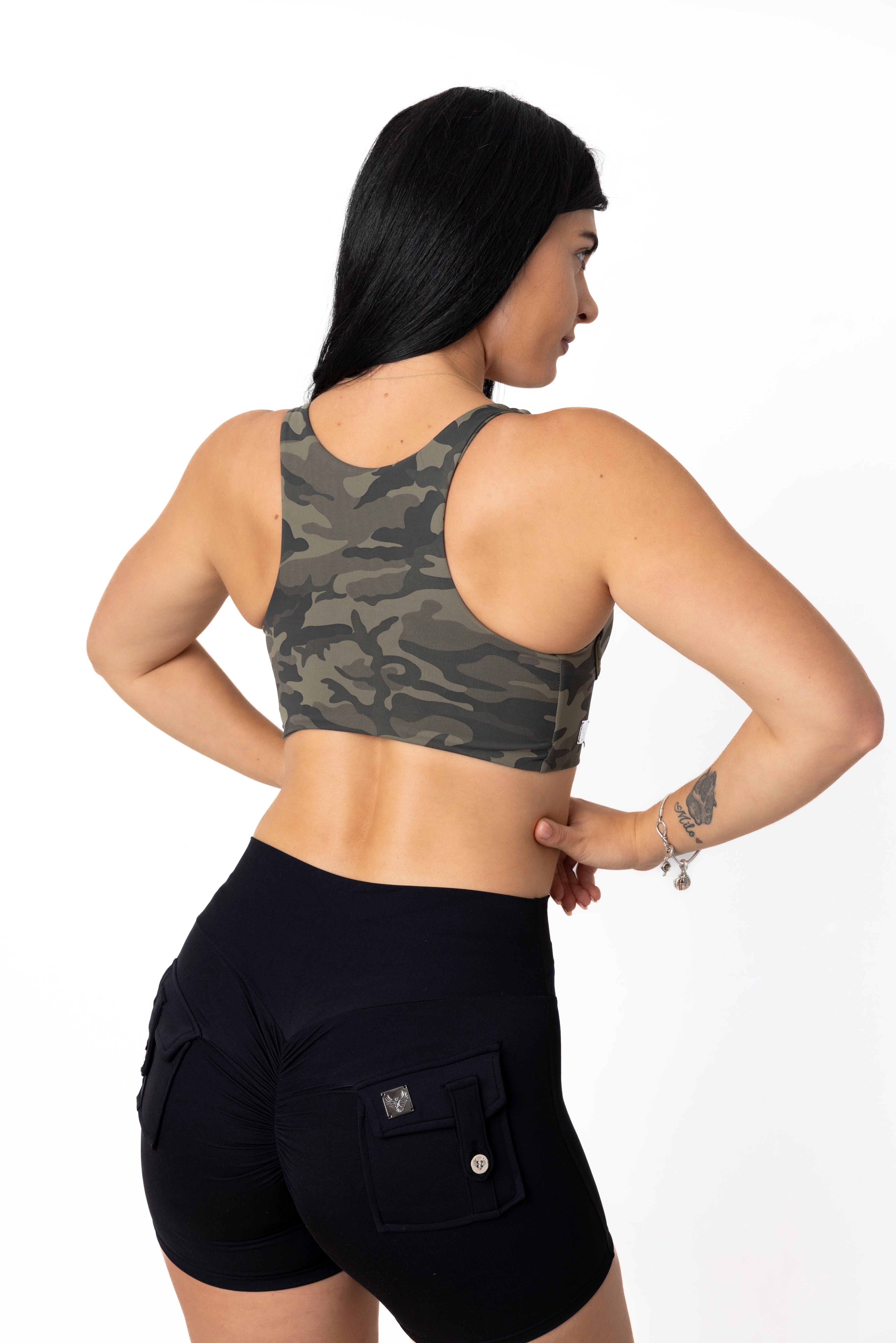 Phoenix Arise Camo Sports Bra