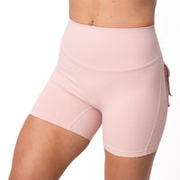 Phoenix Arise Rose Pink Cargo Scrunch Pocket Shorts
