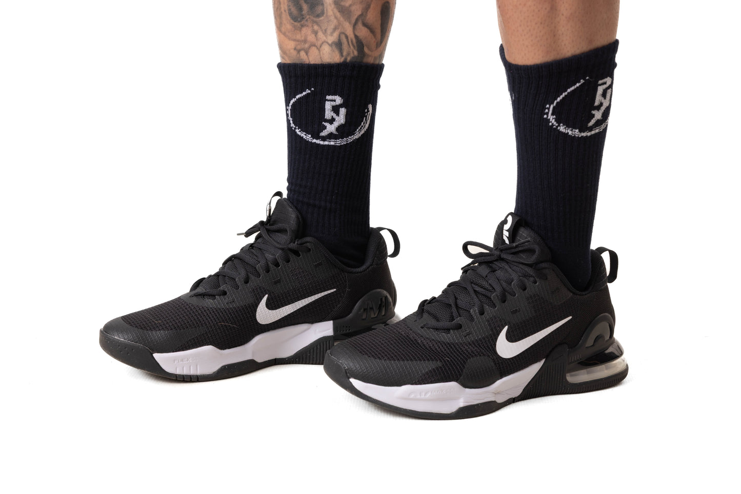PNX Black Crew Socks