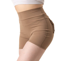 Phoenix Arise Café Latte Cargo Scrunch Pocket Shorts