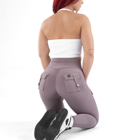 Phoenix Arise Royalty High Waist Cargo Scrunch Pocket Leggings